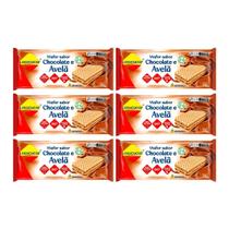 Kit 6 wafer veg diet zero açucar chocolate e avela 115g lowçucar Kit 6 wafer veg diet zero açucar chocolate e avela 115g lowçucar