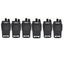 Kit 6 Walkietalkie Baofeng Radio Comunicador Alto Alcance Ho