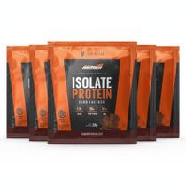 Kit 6 Whey Isolado 100% 21G Proteina Chocolate Sache Kit 6 Whey Isolado 100% 21G Proteina Chocolate Sache