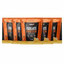 Kit 6 whey isolado protein orange juice sache 25g proteina