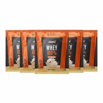 Kit 6 Whey Protein 100% 21G Proteina Baunilha Sache