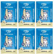 Kit 6 Whey Protein Concentrado Sache Baunilha 32G De Prot