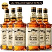 Kit 6 Whiskey Jack Daniel's Tennessee Honey 1.000ml 35% vol - Jack Daniels
