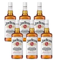 Kit 6 Whisky Jim Beam Bourbon 1l