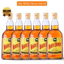 Kit 6 Whisky White Horse 700ml