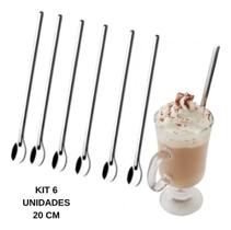 Kit 6 X Colher Bailarina Drinks Gin Mexedor Alta Qualidade C