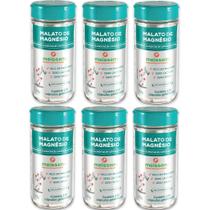 Kit 6 X Malato De Magnésio 120 Cápsulas 500Mg Meissen