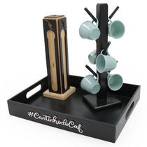 Kit 6 Xicara Porta Capsulas Para Nespresso Bandeja Acrílico cores