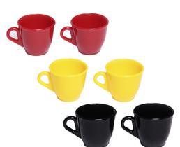 Kit 6 Xícaras Acrílica 60Ml Kit 6 Xícaras Acrílica 60Ml