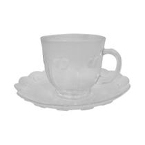 Kit 6 Xícaras Com Pires Apple 200ml Vintage Importada Egito