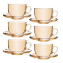 Kit 6 Xícaras de 150ml de Chá Ambar com Píres Lyor