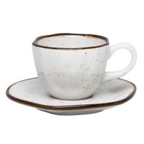 Kit 6 Xícaras de Cafezinho 75ml Porcelana Ryo Maresia Oxford