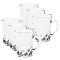 Kit 6 Xícaras de Vidro 170ml Costa Café Expresso