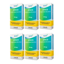 Kit 6 Zinco Quelato Bisglicinato 20mg 30 Comprimidos Biolab