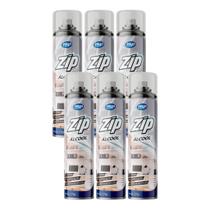 Kit 6 Zip Álcool Spray Multiuso Limpeza Clean My Place 400ml Limpeza Rápida e Prática