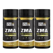 Kit 6 Zma Ultra Concentrado 500mg 120 Cápsulas - King Earth