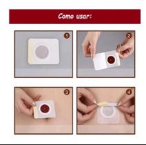 Kit 60 Adesivo Redutor de Medidas Corporais Patch para Emagrecimento Uso Diário