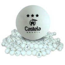 Kit 60 Bolas Bolinhas Ping Pong Tênis De Mesa Branco Castela