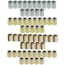 Kit 60 Canecas Clip Aço Mangueira Ar Cond 6mm 8mm 10mm 12mm
