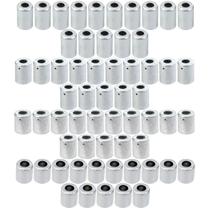 Kit 60 Canecas Clip Alumínio Mangueira Ar Cond 6 8 10 12mm