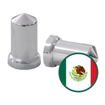 Kit 60 capas cromada para porca 32 33 mm mexicana