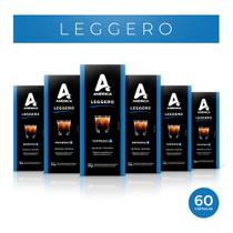Kit 60 cápsula de café américa leggero