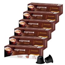 Kit 60 Cápsulas de Café Espresso Blend Sabor Chocolate Compatíveis com Nespresso Kit 60 Cápsulas de Café Espresso Blend Sabor Chocolate Compatíveis com Nespresso