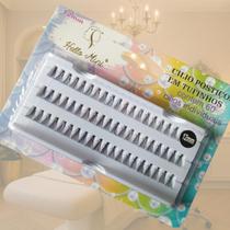 Kit 60 cilios postiço tufinhos (12mm) profissional maqueador