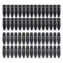 Kit 60 Conectores XLR Macho e Fêmea Balanceado Premium PVK-PT Voik Metal e ABS Preto Kit 60 Conectores XLR Macho e Fêmea Balanceado Premium PVK-PT Voik Metal e ABS Preto
