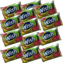 Kit 60 Esponjas de Limpeza Wish/Limpanno Multiuso