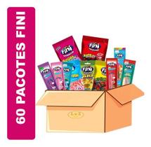 Kit 60 Fini Bala De Gelatina Sabores Sortidos