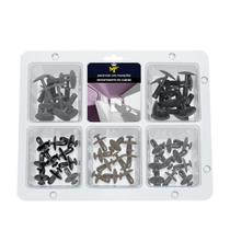 Kit 60 Grampos Revestimento Interno Universal Mix 6 Itens Kit 60 Grampos Revestimento Interno Universal Mix 6 Itens