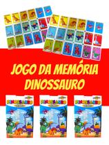 Kit 60 Jogo Da Memoria Dinossauros Infantil P/ Kit Festa Lembrancinha Aniversario Prenda Quermesse