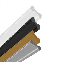 Kit 60 Junta Dilatação Pvc Cortag 10 X 3 Mm X 2metros Bronze