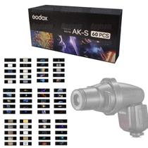 Kit 60 Lâminas De Efeitos Godox Ak-s Para Projetor Godox Ak-r21