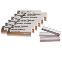 Kit 60 laminas platinum para navalhete aço inox marco boni Kit 60 laminas platinum para navalhete aço inox marco boni