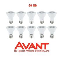 Kit 60 Lâmpadas Led Avant Par20 7W 525 Lúmens E27 Bivolt