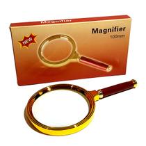 Kit 60 Lupa Luxo Dourada Lente Aumento Zoom 100mm Estilo Mogno Modelo Retro Kit 60 Lupa Luxo Dourada Lente Aumento Zoom 100mm Estilo Mogno Modelo Retro