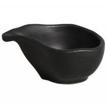 Kit 60 Molheiras 40ml Restaurante Japonês 8x6cm Cerâmica Orgânico Preto Matte Buffet Porto Brasil Oval Kit 60 Molheiras 40ml Restaurante Japonês 8x6cm Cerâmica Orgânico Preto Matte Buffet Porto Brasil Oval