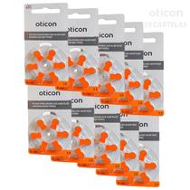 Kit 60 Pilhas Bateria Auditivo A13 Pr48 Oticon