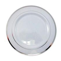 Kit 60 Pratos Sobremesa 19Cm Descartáveis De Luxo Plástico Kit 60 Pratos Sobremesa 19Cm Descartáveis De Luxo Plástico