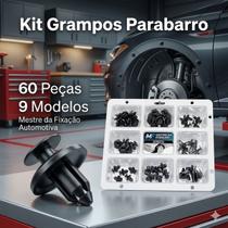 Kit 60 Presilhas Parabarro Automotivo Universal 9 Modelos Kit 60 Presilhas Parabarro Automotivo Universal 9 Modelos