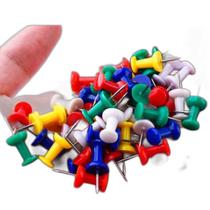 Kit 60 Tachinha Colorida Quadro Cortiça Mural Feltro Foto