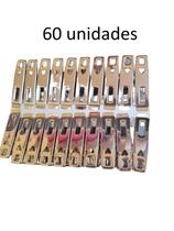 Kit 60 Un. Prendedor Pregador De Roupas Inox E Embalagens - Lynx produções