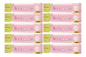 Kit 60 Uni Pomada Prevenção De Assaduras Babymed Menina 45g