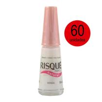 Kit 60 Unidades Esmalte Risque Renda Natural