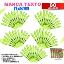 Kit 60 Unidades Marca Textos Vighs Neon