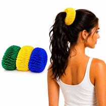 Kit 60 Xuxinhas Xuxão De Cabelo Verde Azul e Amarelo 7cm Kit 60 Xuxinhas Xuxão De Cabelo Verde Azul e Amarelo 7cm