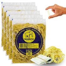 Kit 600 Elástico De Dinheiro Liga Liguinha Organizador Resistente