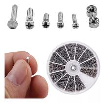 Kit 600 Pcs Parafuso Relógio Óculos Conserto Porca Dourado